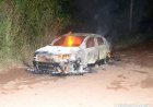 Taxista é preso após simular “assalto” e abandonar veículo em chamas em Muriaé