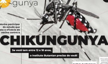 Instituto recruta voluntários para teste de vacina contra chikungunya