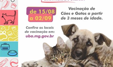 Ubá inicia Campanha de Vacinação Antirrábica