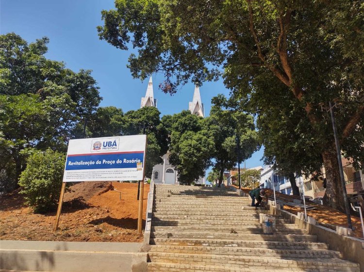 Prefeitura de Ubá entrega obras de revitalização da Praça do Rosário