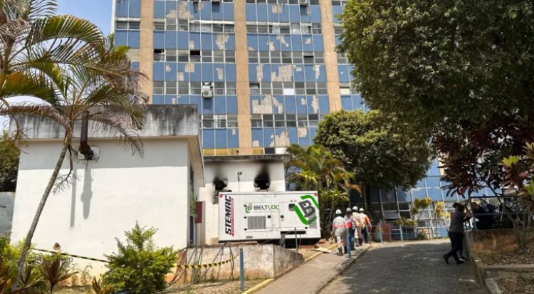 Gerador garante energia elétrica para o Hospital de Cataguases