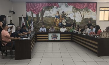 Primeira Reunião Extraordinária da Câmara Municipal de Ubá trata sobre rescisão de contrato com a Copasa