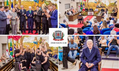 Poder Legislativo de Ubá realiza solenidade de entrega da Medalha Fernando da Mota