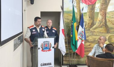 Defesa Civil de Ubá apresenta plano de monitoramento de inundações durante reunião da Câmara Municipal