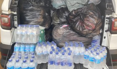 PCMG entrega donativos a vítimas das chuvas em cidades da Zona da Mata