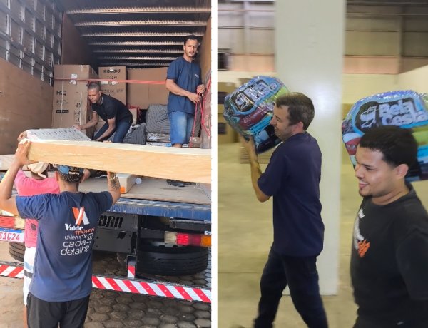 Solidariedade do Polo Moveleiro marca início da reconstrução de lares atingidos pela enchente em Ubá