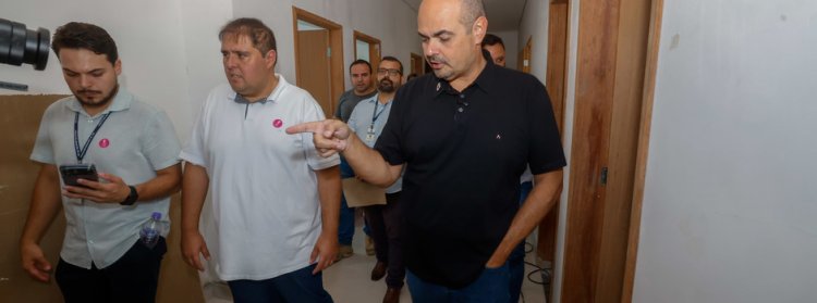 Governo de Minas vistoria obras finais de nova Unidade Básica de Saúde (UBS) em Ubá