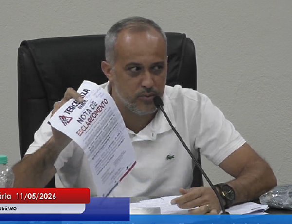 Professor Breno destaca concurso público, cobra terceirizada e elogia incentivo ao esporte em Ubá