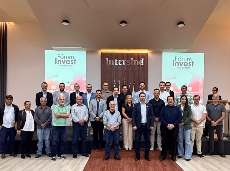 Fórum Invest Zona da Mata reúne lideranças e fortalece debate sobre desenvolvimento regional em Ubá